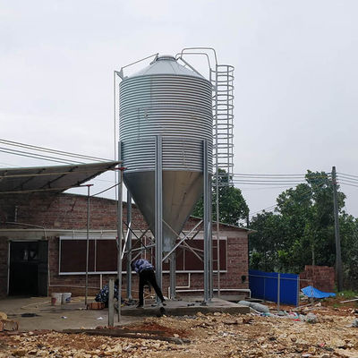 Farms poultry silo for corn grain poultry feed bins small silo transport silo for feed
