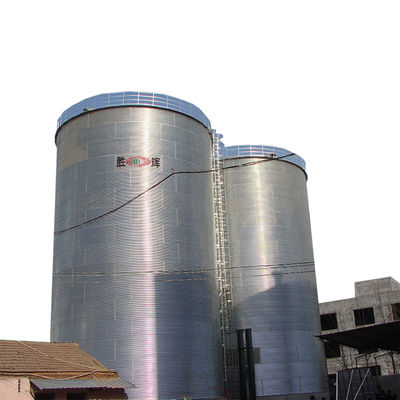 China Manufacture Galvanized Steel Grain Storage Silo Chicken Feed Bin Poultry Farm Feed Bins 500 tons 1000 tons 2000tons